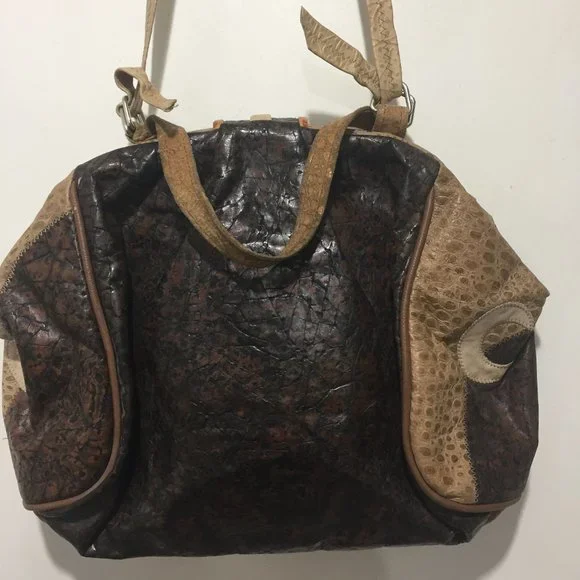 VINTAGE PATCHWORK HANDBAG - Picture 6 of 7